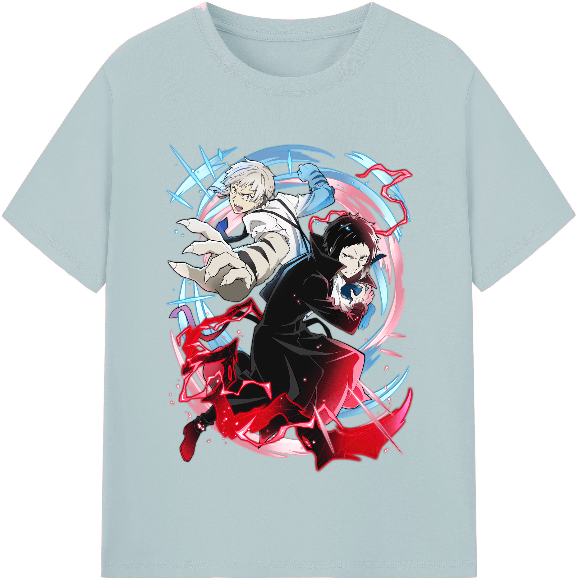 （画像用） 文豪ストレイドッグス Bungo Stray Dogs 綿100％半袖Tシャツ（フロントプリント）